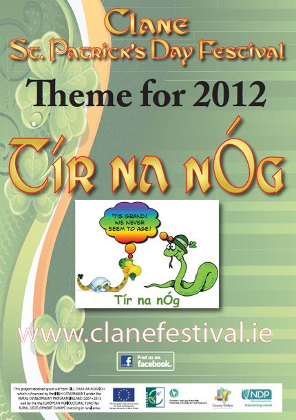 Clane St. Patricks Day - Theme Poster 2012 - Tir Na Nog