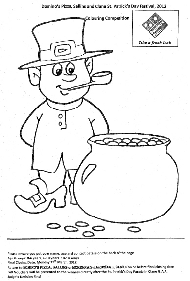 Clane Festival 2012 Colouring Competition - Download PDF