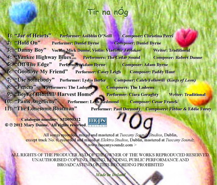 CD Tir Na Nog Tracklist