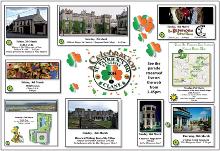 Clane Festival Progamme of Events 2014 Click To Enlarge