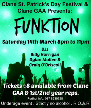 Funktion in Clane GAA 2015