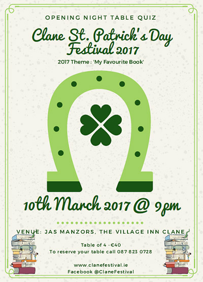 Clane Festival Table Quiz 2017