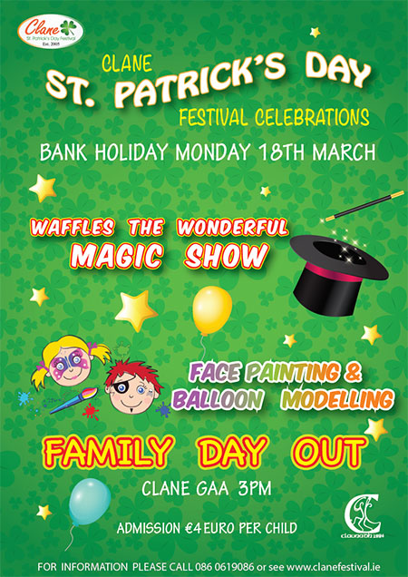 Clane St Patricks Family Day Out Poster 2019