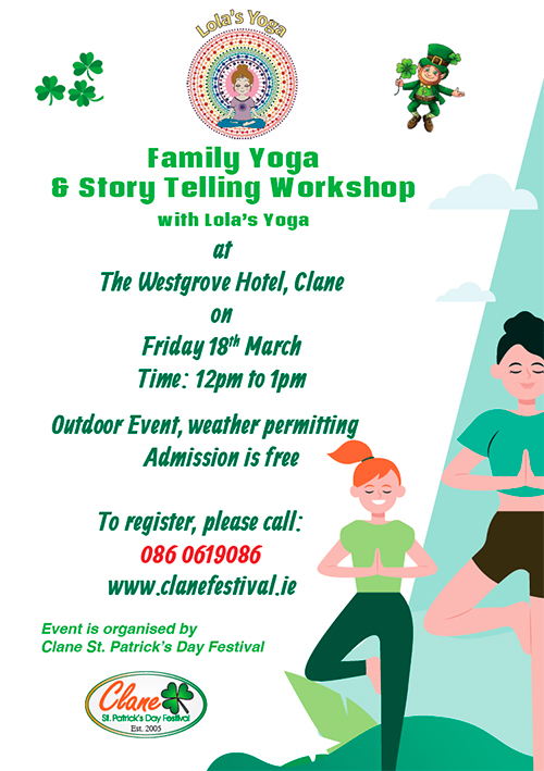 Lolas Yoga at the Westgrove Hotel 18 Feb 22 Poster