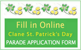 Clane St Patricks Day Parade Application Form 2023