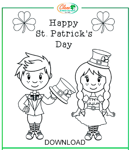 Clane Festival Colouring Competition 2023 - Download PDF